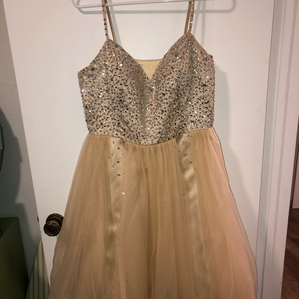Short Champagne dress